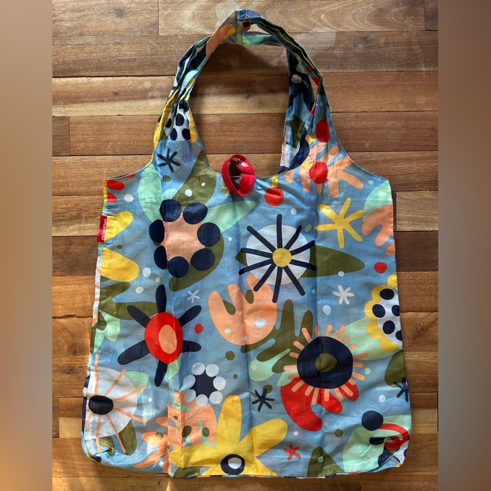 Colorful Abstract Reusable European Tote Bag